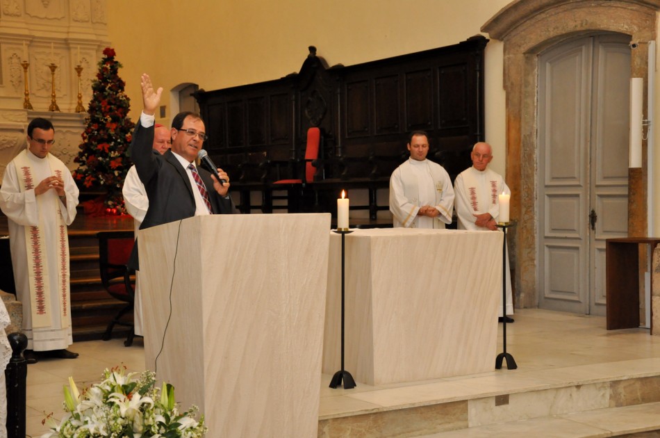 Pr. Juvenil Pereira representa igrejas evangélicas no Culto de Posse do Prefeito César Júnior